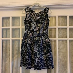 Zara jeweled print dress